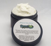 Load image into Gallery viewer, body butter is made in small batches to insure that we provide a quality product. Brown&#39;s Organix butter is a luxuriously rich and creamy product that is rejuvenating and beneficial for all skin types and natural hair styles.     This rich and creamy all natural whipped shea butter melts into the hair or skin, leaving it soft and moisturized.
